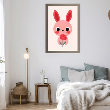 Pink Bunny Painting